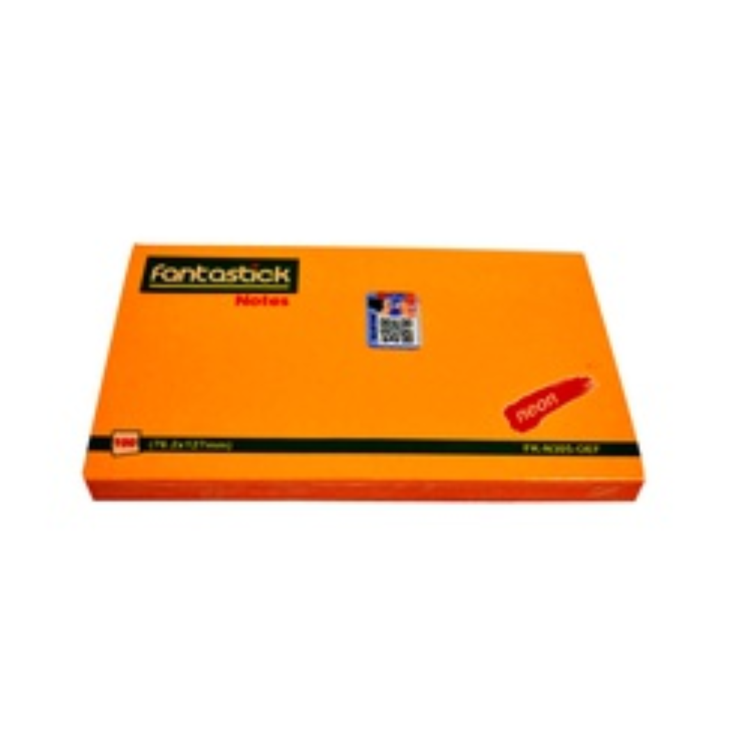 Fantastick Stick Notes 3"x3" Fluor Orange FK-N303-OEF